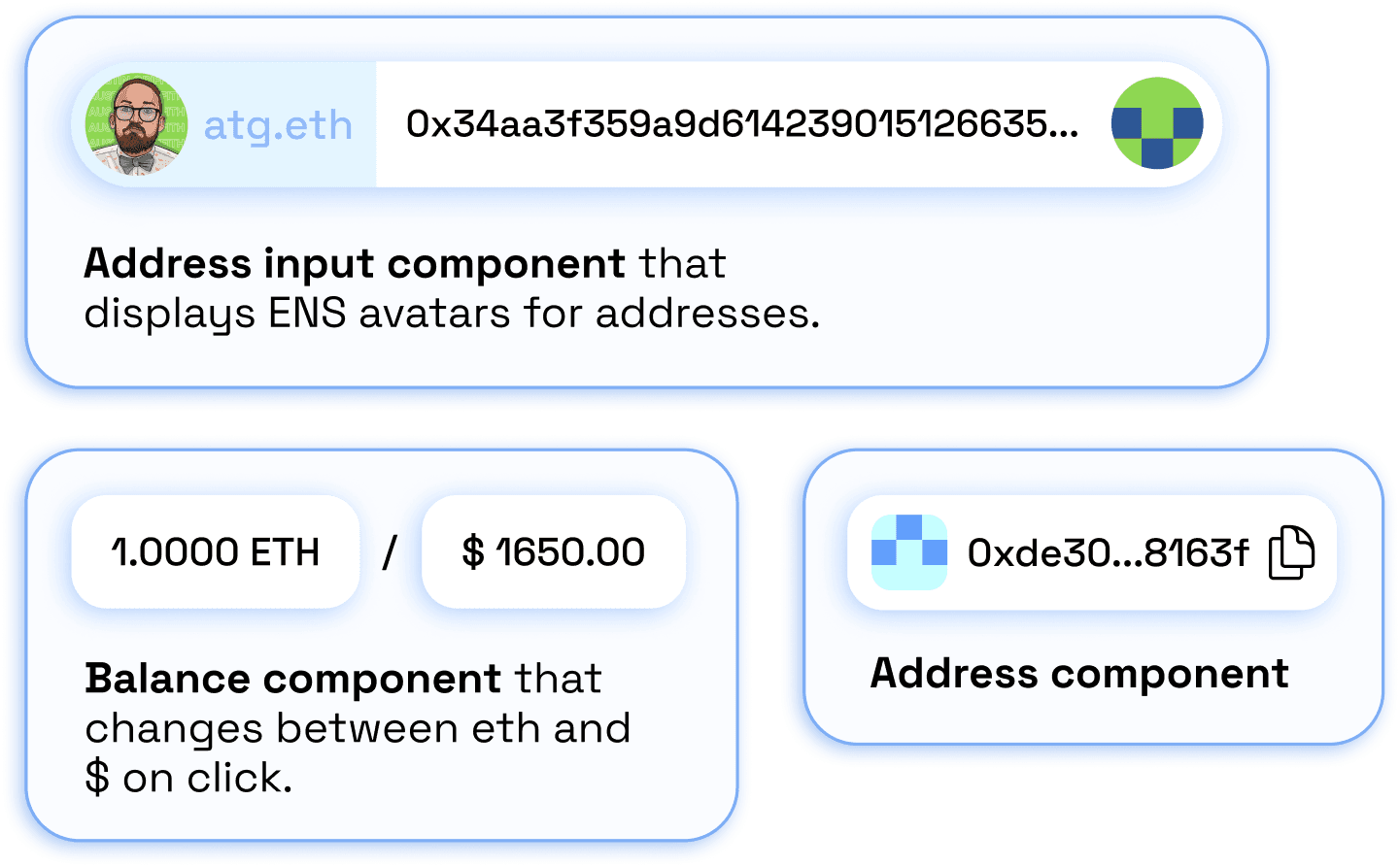 Scaffold-ETH 2 components